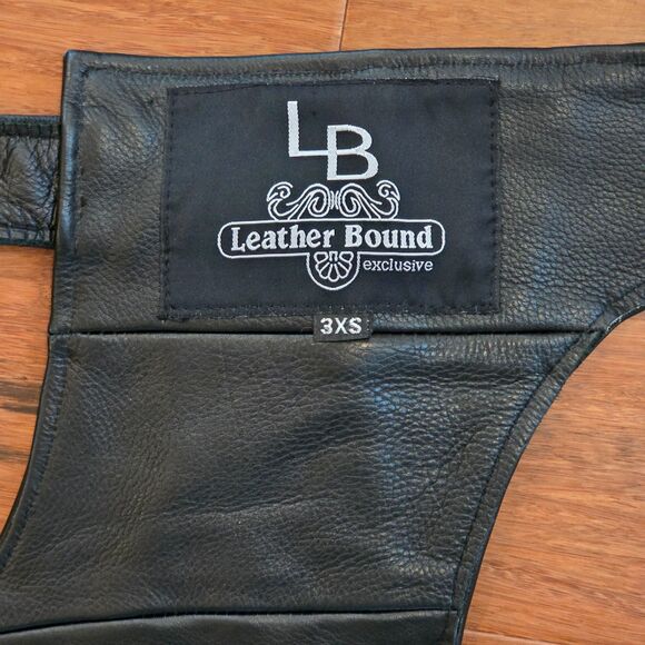 First Classics Thermal Lined Motorcycle Chaps Unisex Size 3XS Used No Road Rash - Picture 5 of 11